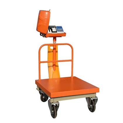 باسکول بی نظیر 600 کیلویی چرخدار مدل MBHL601 نمایشگر SB61